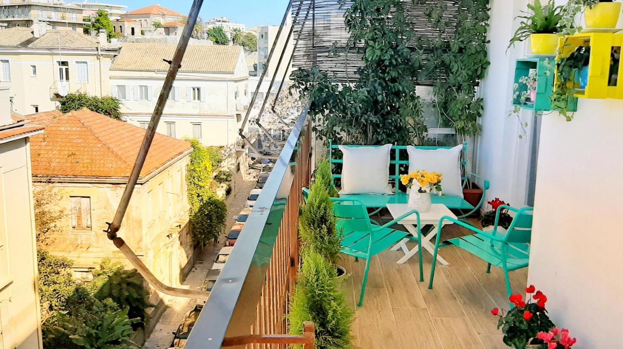 Aay- Best Corfu Town & Sea Apart 2Bedroom Renovated + Lift / Comfy&Design+Wifi Kültér fotó
